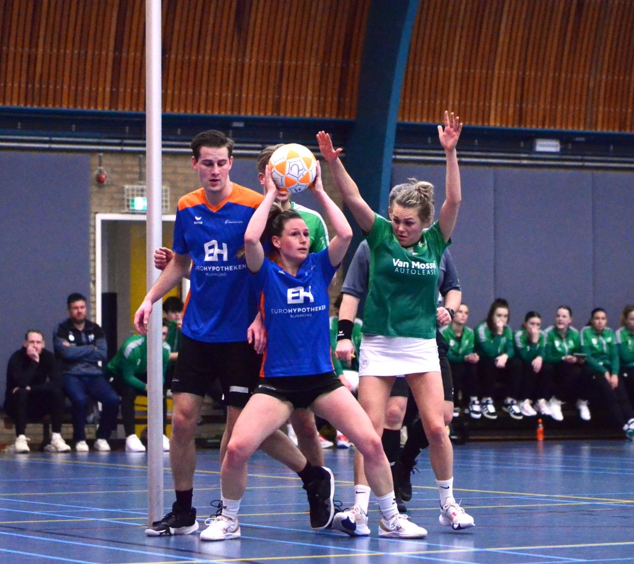 Korfballers Maassluis verliezen rechtstreeks duel om derde plaats